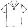 Plain White Polo - L